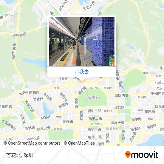 莲花北地图
