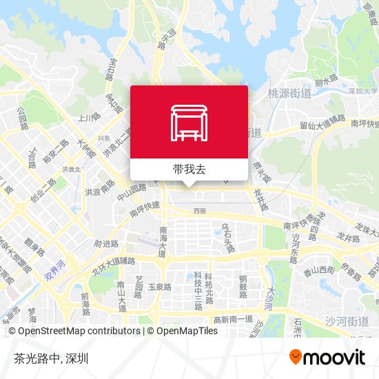 茶光路中地图