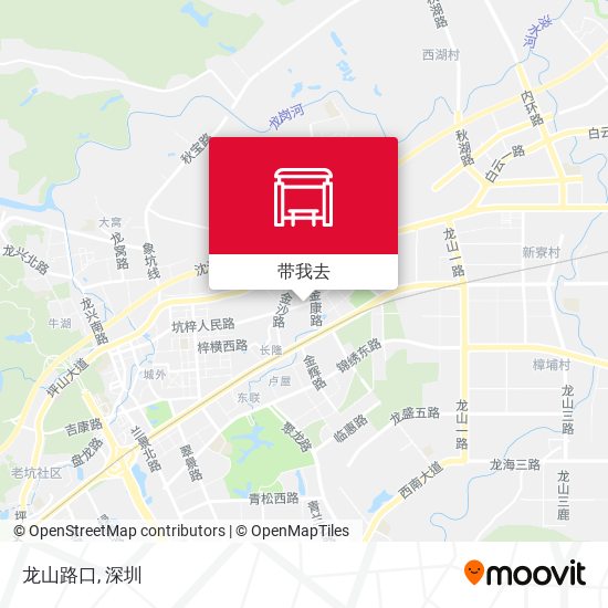 龙山路口地图