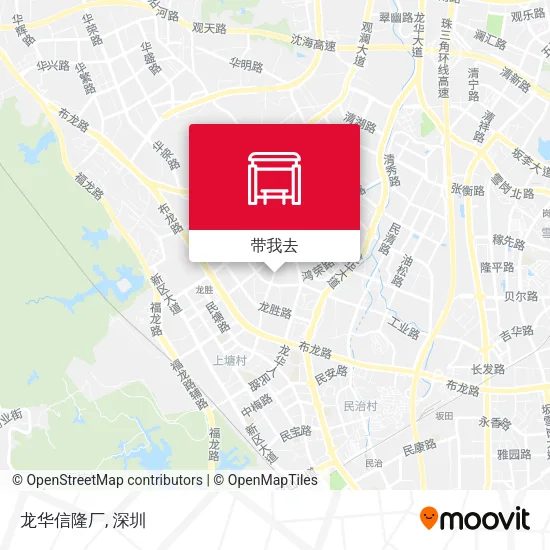 龙华信隆厂地图
