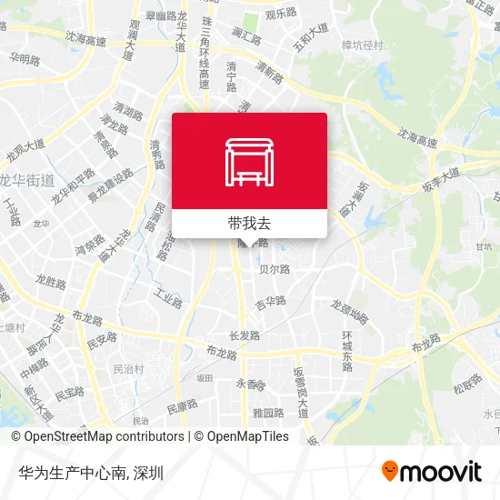 华为生产中心南地图