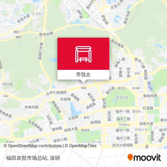 福田农批市场总站地图