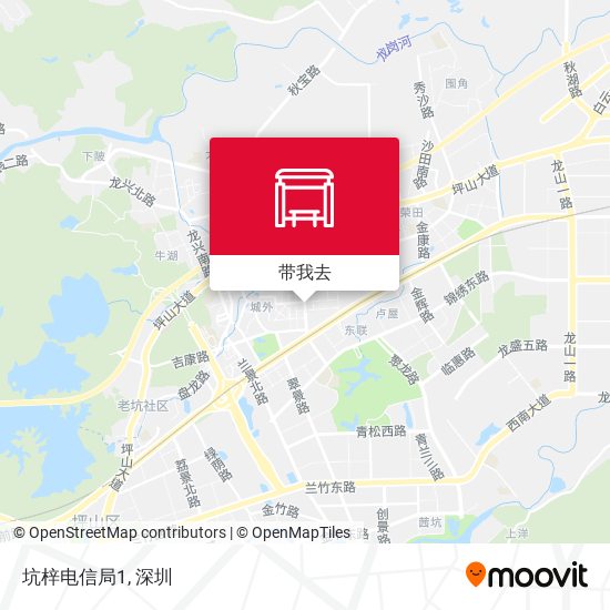 坑梓电信局1地图