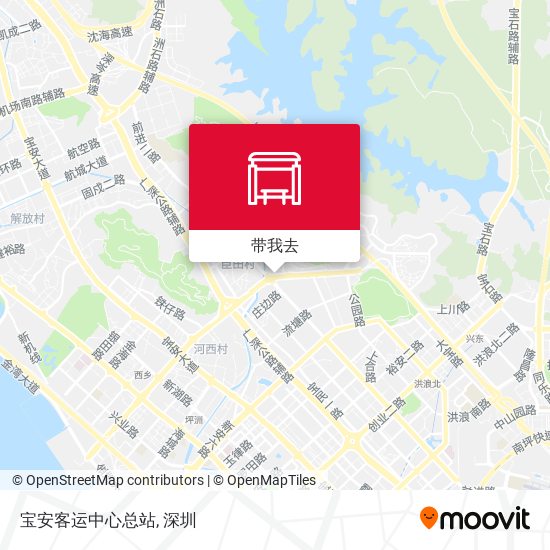 宝安客运中心总站地图