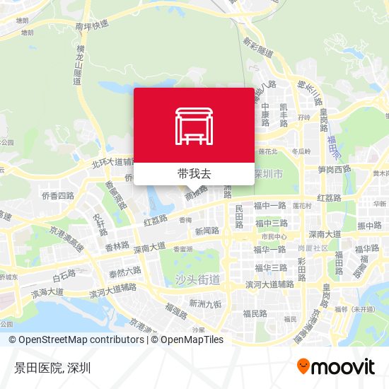 景田医院地图