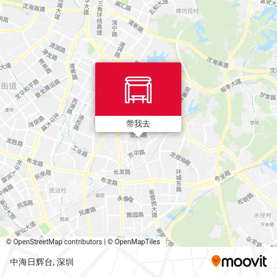 中海日辉台地图