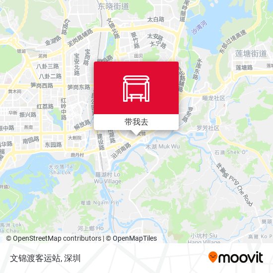 文锦渡客运站地图