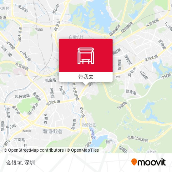 金银坑地图