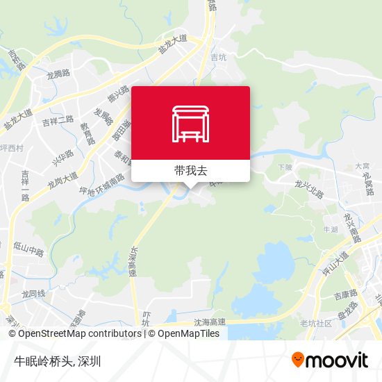 牛眠岭桥头地图