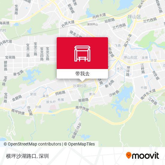 横坪沙湖路口地图