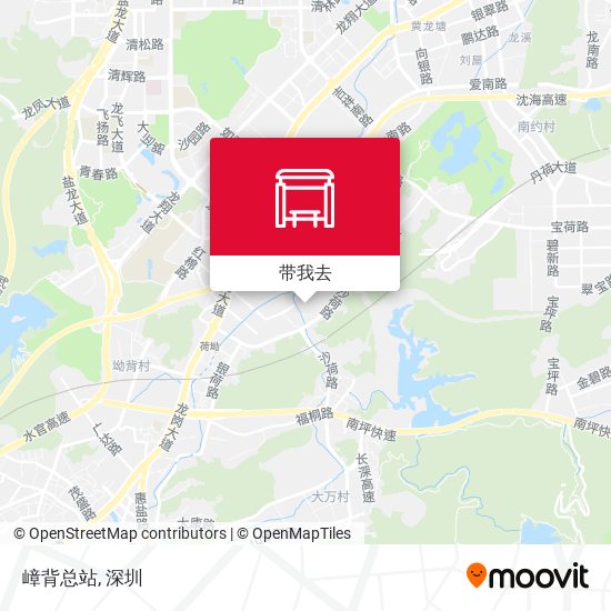 嶂背总站地图