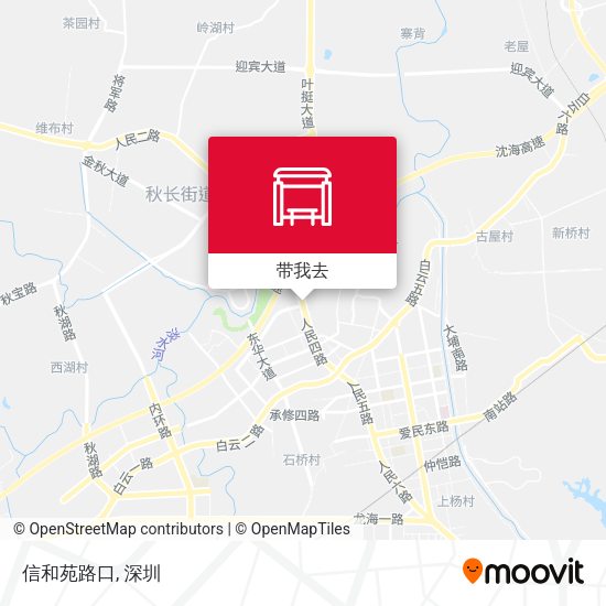 信和苑路口地图