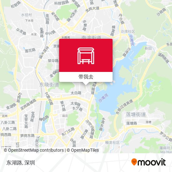 东湖路地图