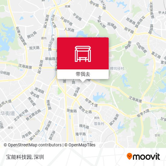 宝能科技园地图