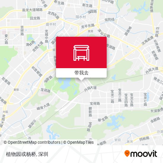 植物园或杨桥地图