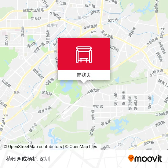 植物园或杨桥地图