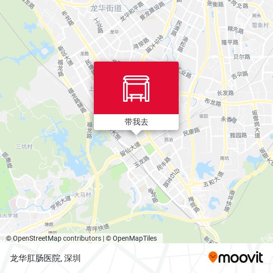 龙华肛肠医院地图