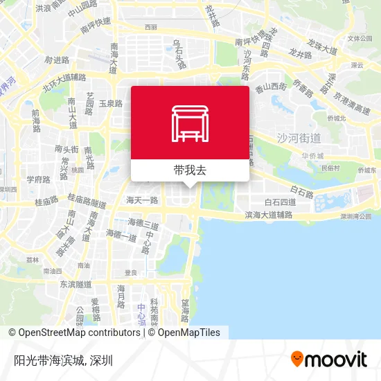 阳光带海滨城地图