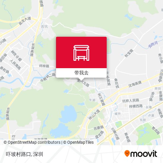 吓坡村路口地图