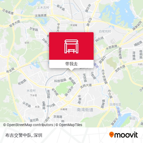 布吉交警中队地图