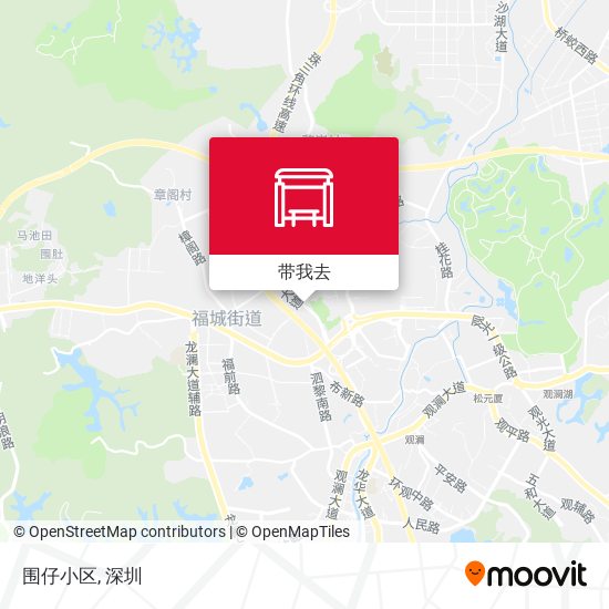 围仔小区地图