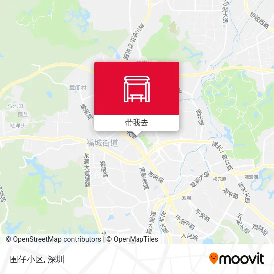 围仔小区地图