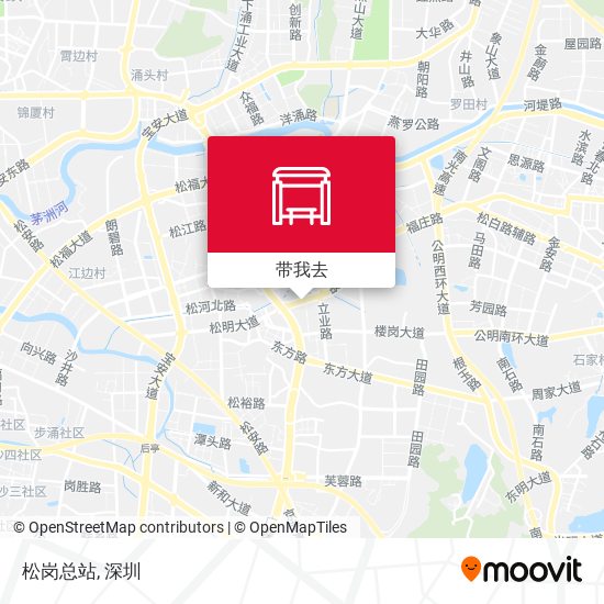 松岗总站地图