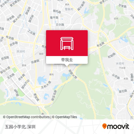 五园小学北地图