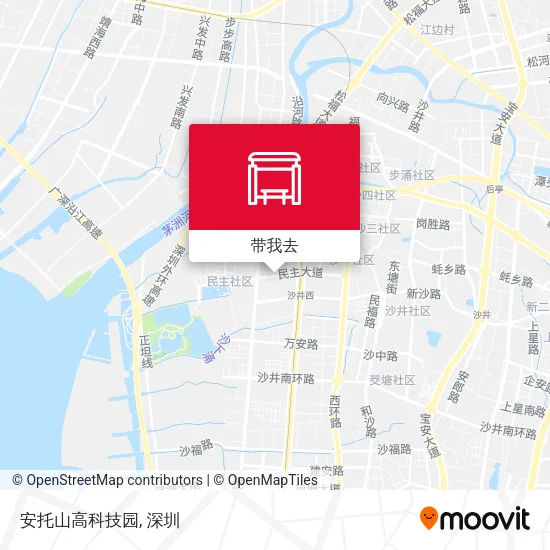 安托山高科技园地图