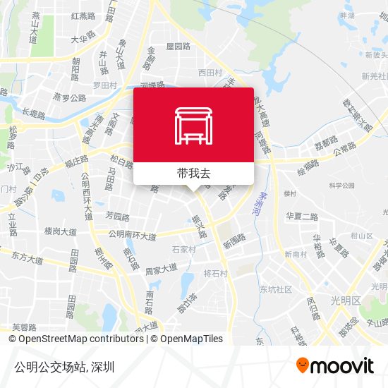 公明公交场站地图