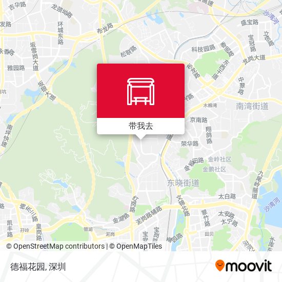 德福花园地图