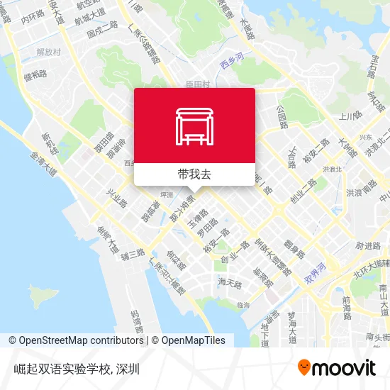 崛起双语实验学校地图