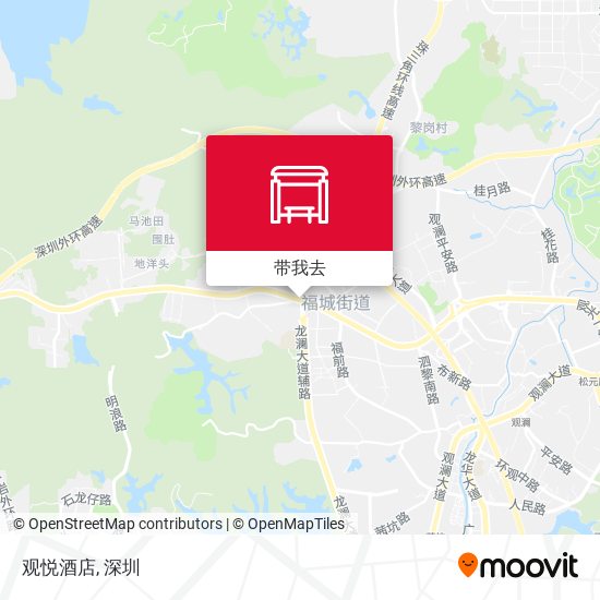 观悦酒店地图