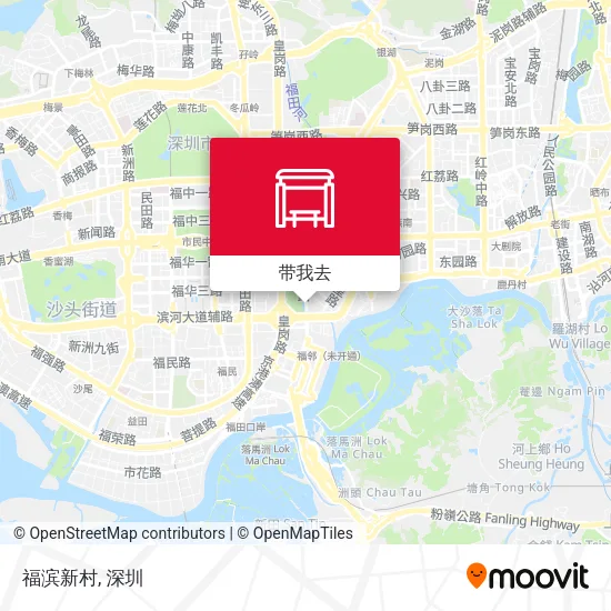 福滨新村地图