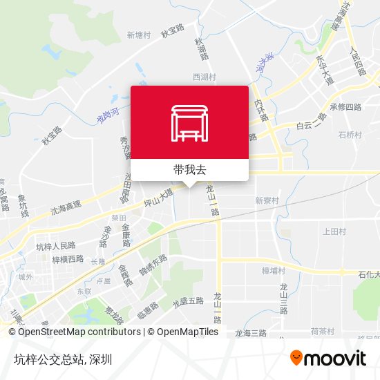 坑梓公交总站地图