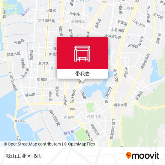 稔山工业区地图