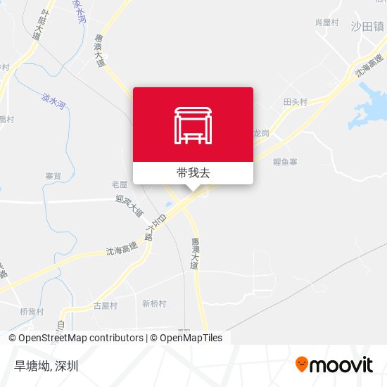 旱塘坳地图
