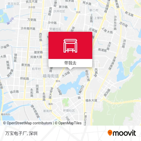 万宝电子厂地图