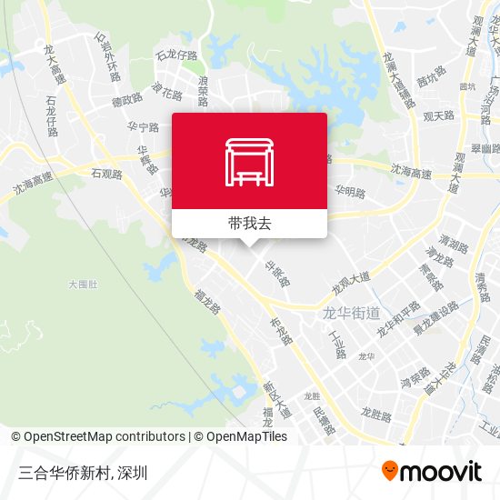 三合华侨新村地图