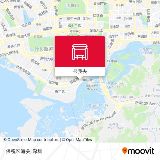 保税区海关地图