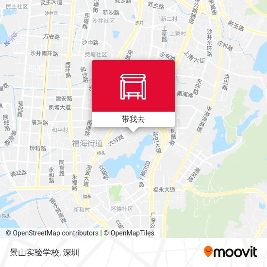 景山实验学校地图
