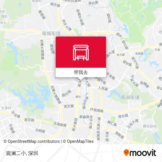 观澜二小地图