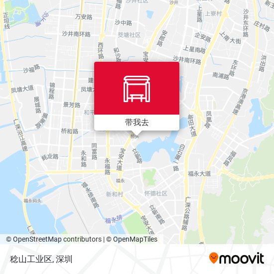 稔山工业区地图
