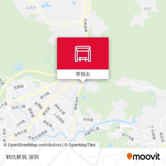 鹤坑桥洞地图