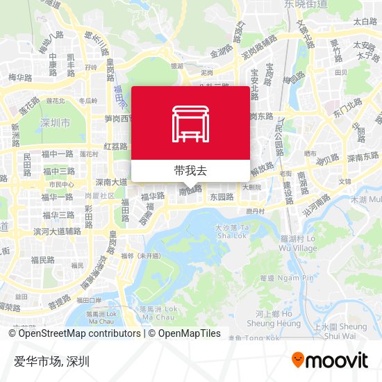 爱华市场地图