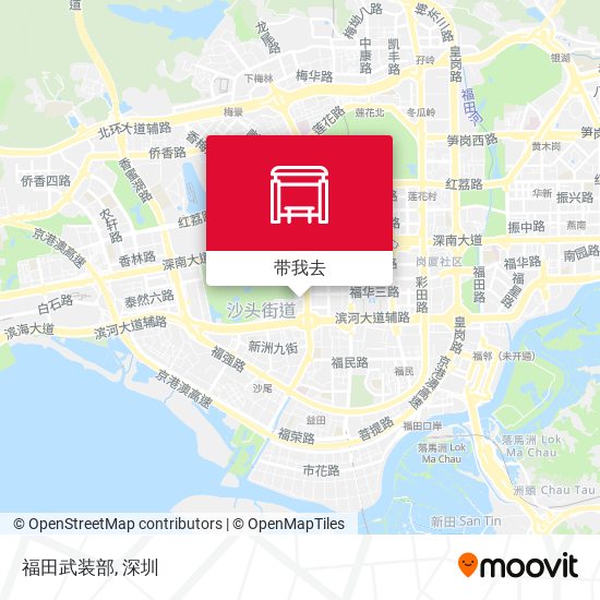 福田武装部地图