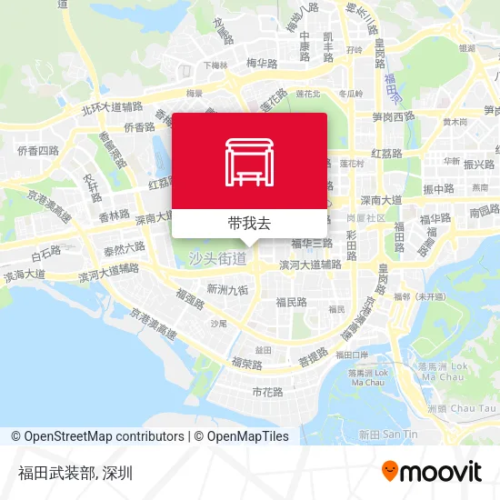 福田武装部地图