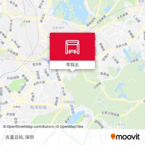 吉厦总站地图
