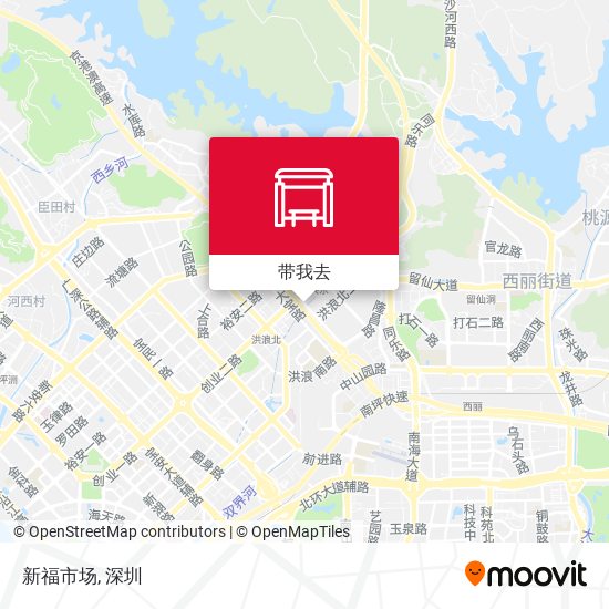 新福市场地图