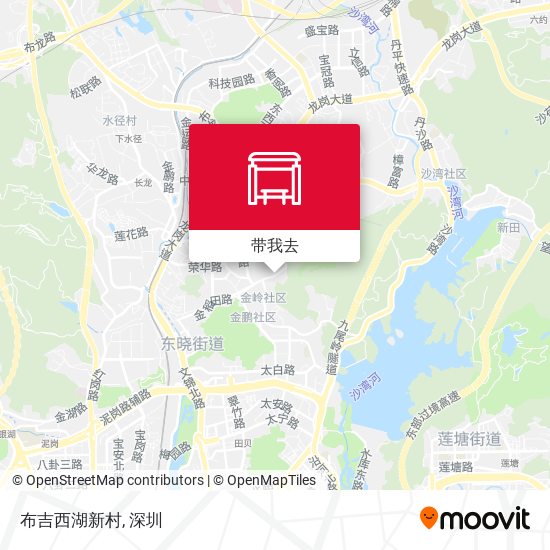 布吉西湖新村地图